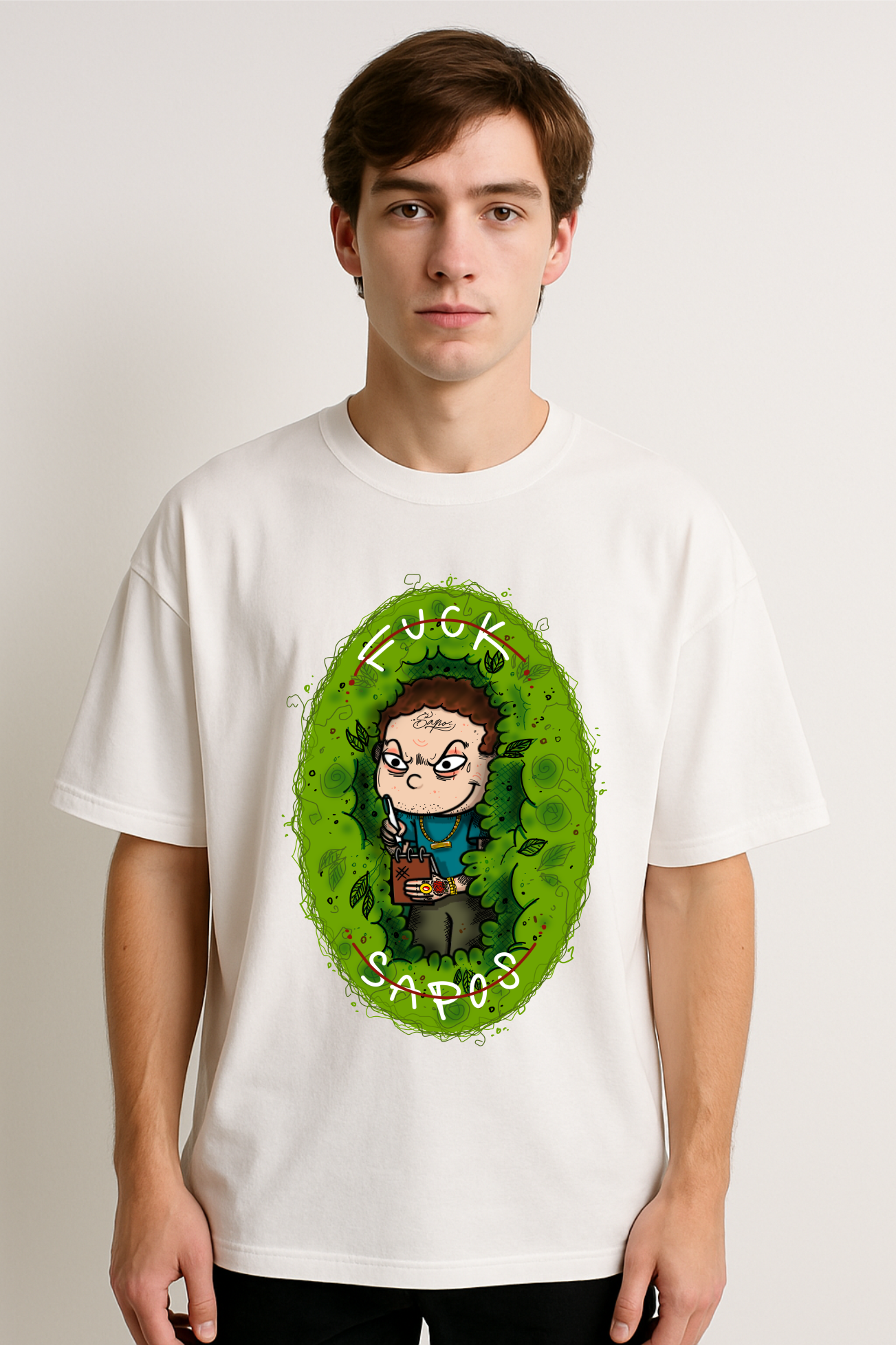 Fuck Sapos Camiseta Oversize