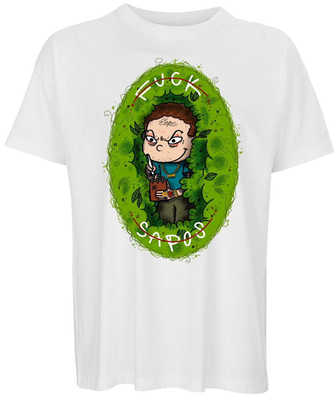 Fuck Sapos Camiseta Oversize