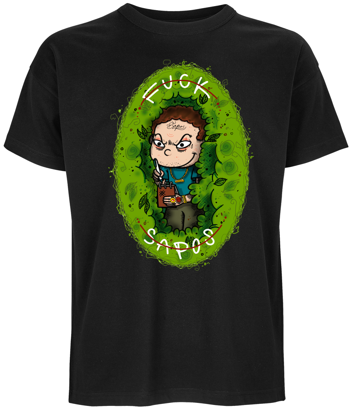 Fuck Sapos Camiseta Oversize