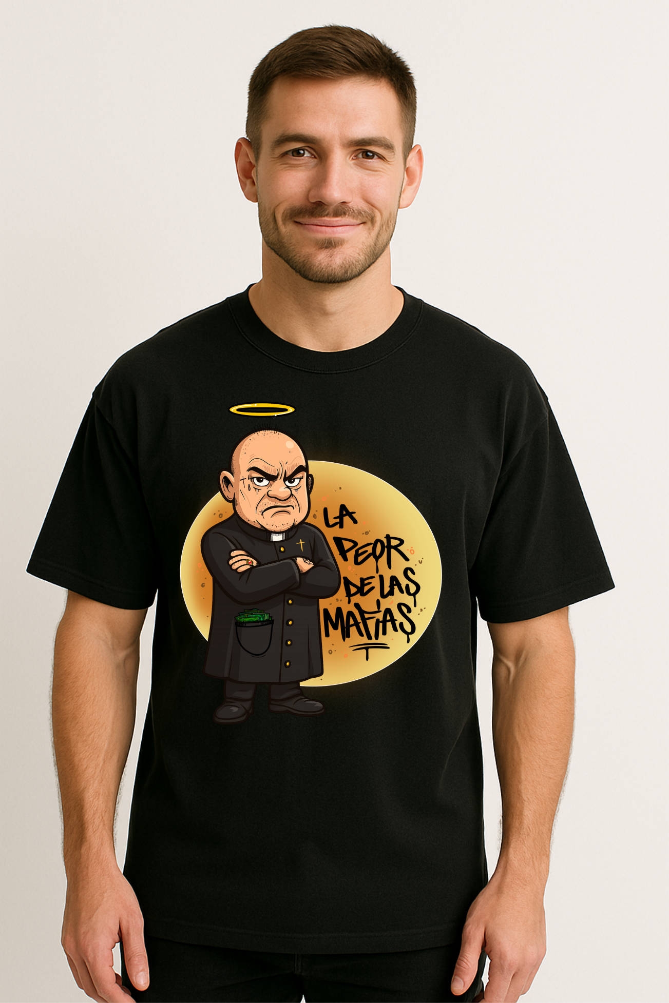 El Santo Padre Camiseta Oversize