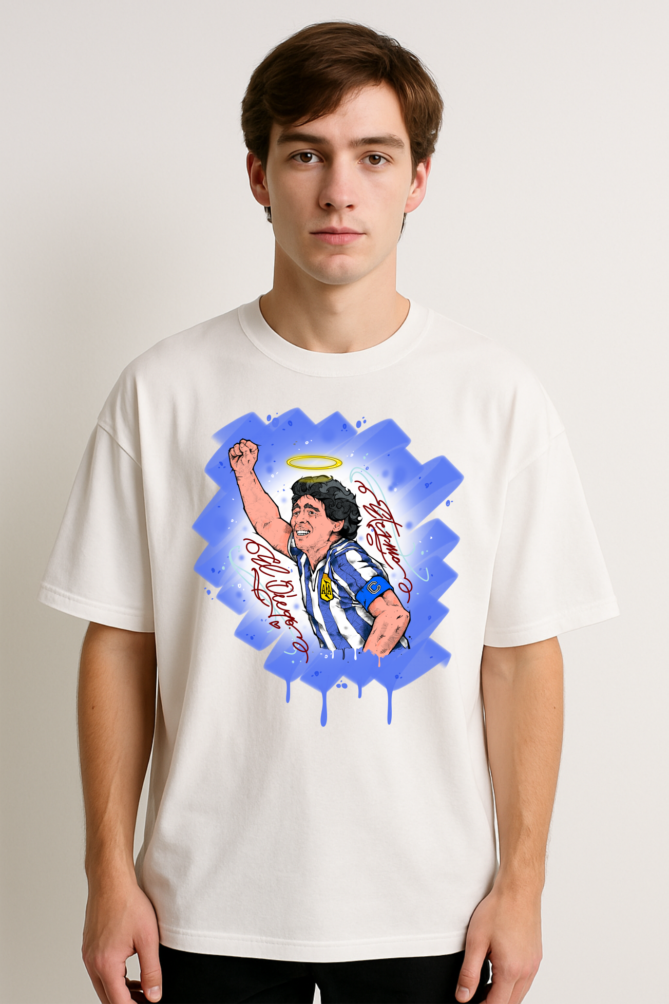 Maradona Camiseta Oversize