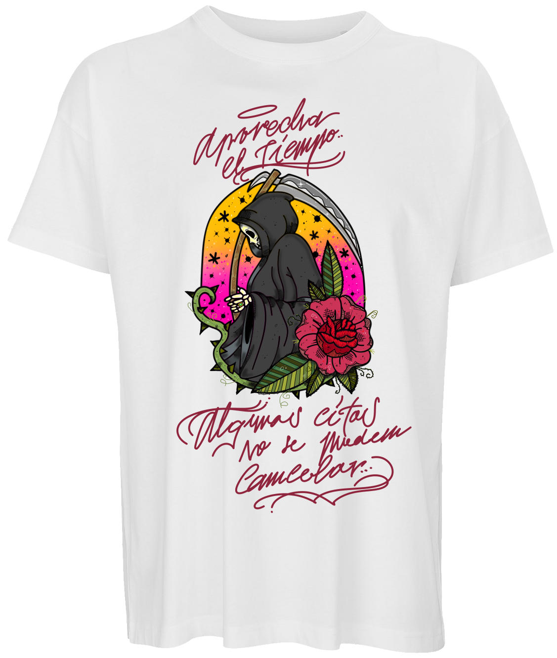 Memento Mori Camiseta Oversize