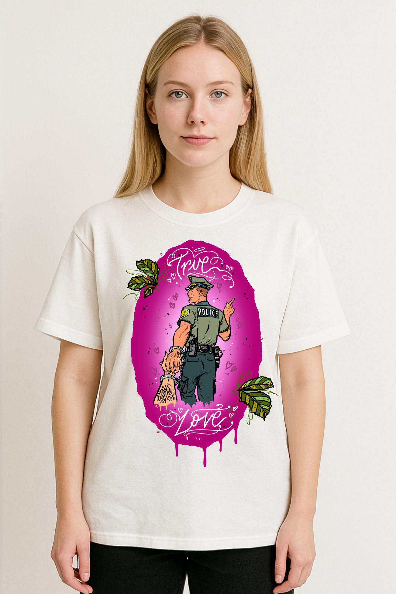 True Love Camiseta Oversize
