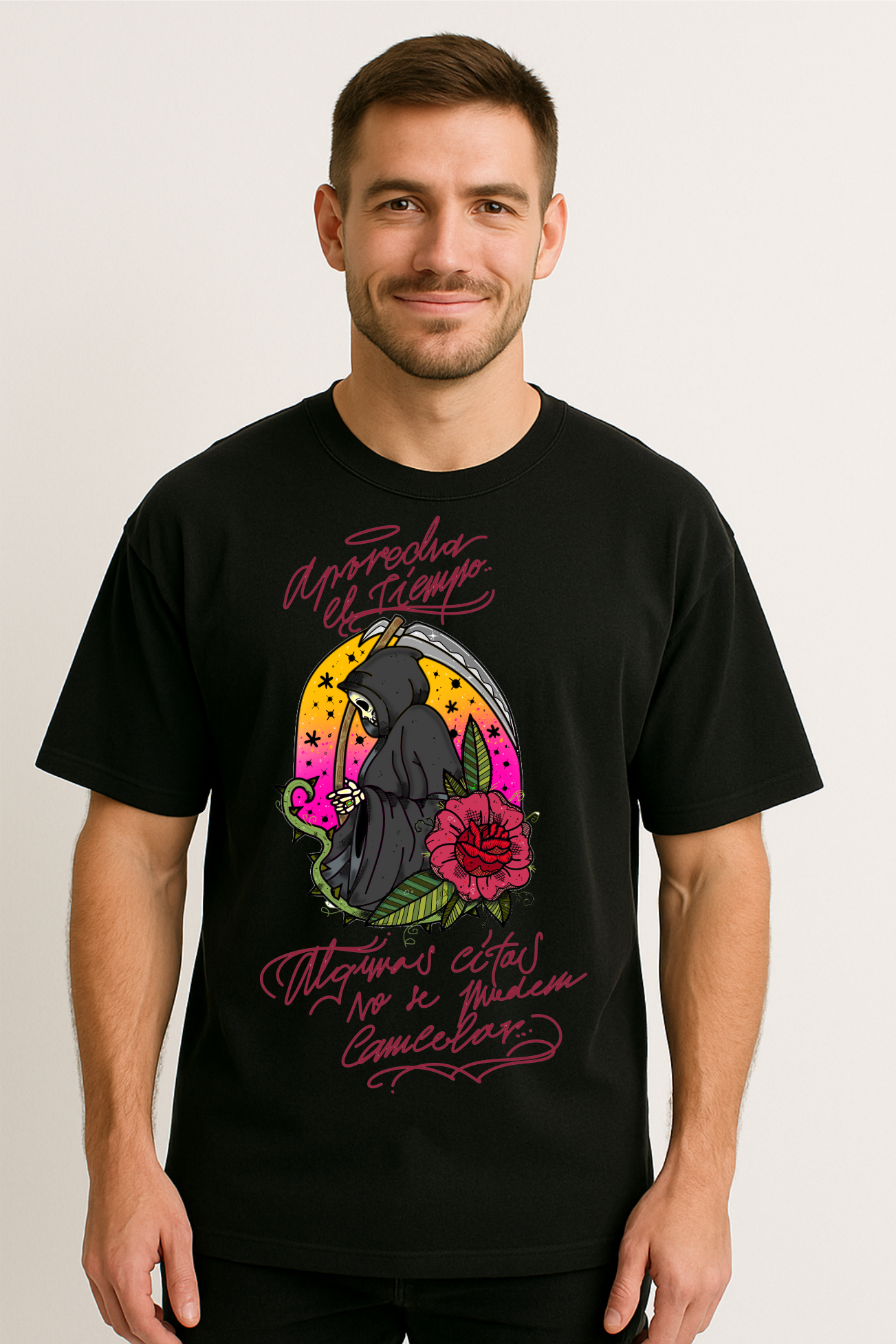 Memento Mori Camiseta Oversize