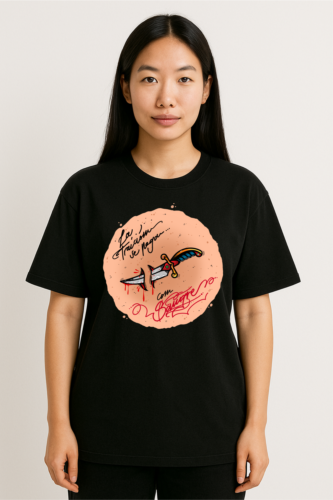 Traición Camiseta Oversize