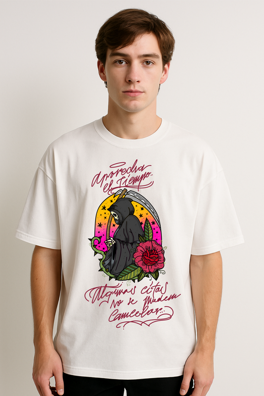 Memento Mori Camiseta Oversize